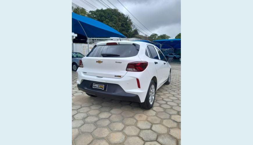 CHEVROLET ONIX 1.0 TURBO FLEX LT AUT. ( 3000 KM) - BRANCO - 2022 Foto 6 (Grande)