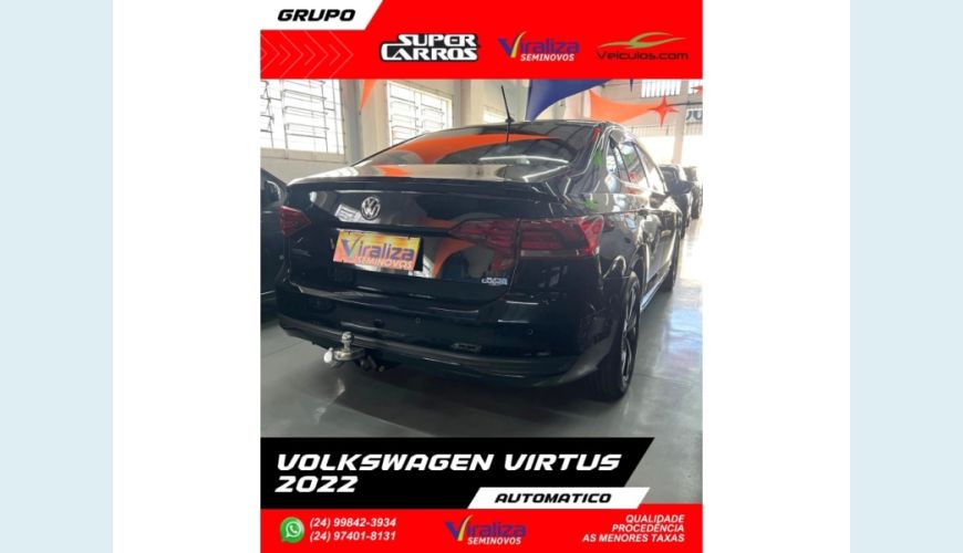 VOLKSWAGEN VIRTUS - PRETO - 2022 Foto 6 (Grande)