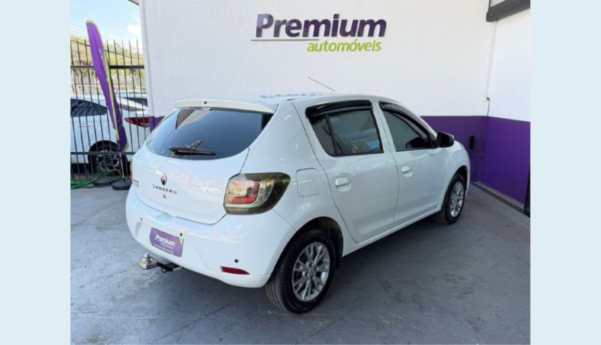 RENAULT SANDERO FLEX MANUAL 4P - BRANCO - 2020 Foto 6 (Grande)