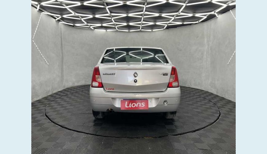 RENAULT LOGAN EXPRESSION 1.6 8V FLEX MANUAL 4P - PRATA - 2009 Foto 6 (Grande)