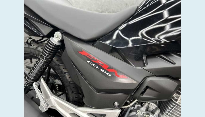 HONDA CG 160 FAN FLEX - PRETO - 2025 Foto 6 (Grande)