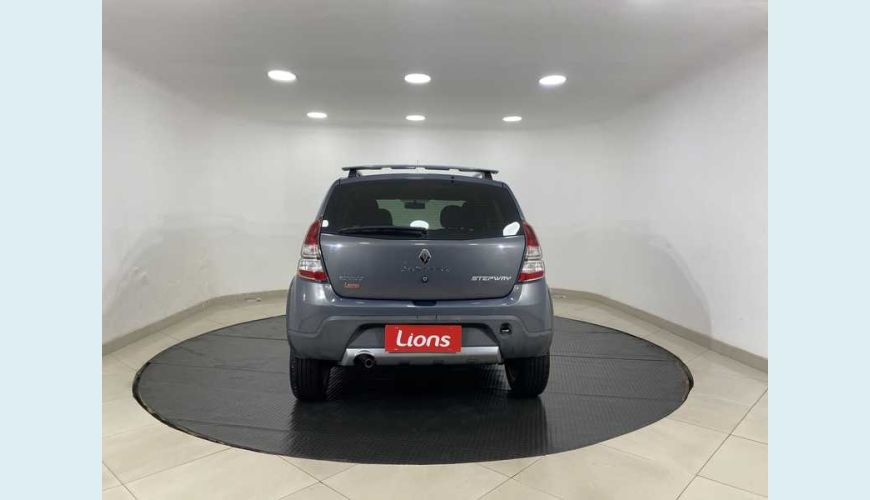 RENAULT SANDERO STEPWAY 1.6 16V FLEX MANUAL 4P - CINZA - 2012 Foto 6 (Grande)