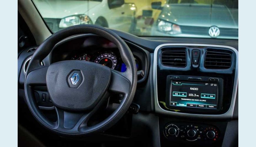 RENAULT LOGAN EXPRESSION 1.6 16V FLEX MANUAL 4P - PRATA - 2018 Foto 6 (Grande)