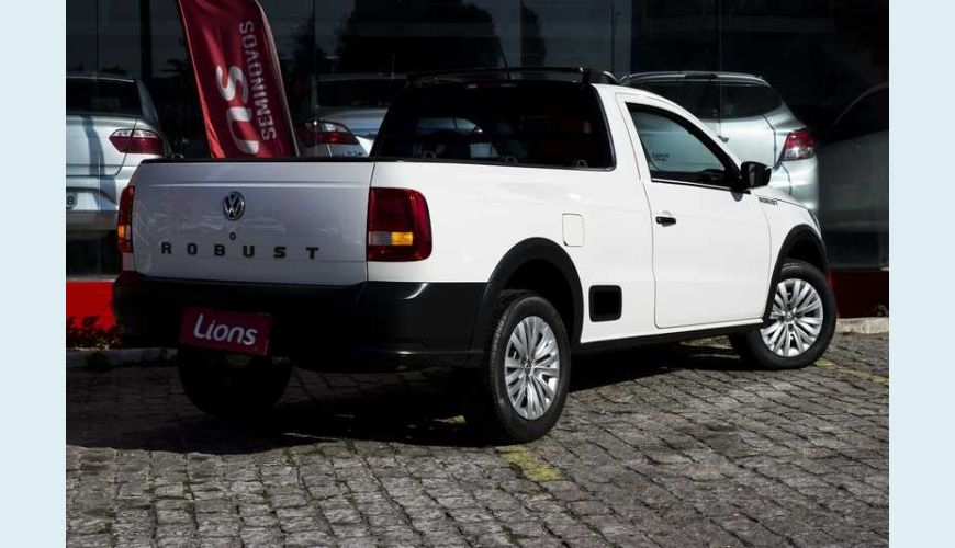 VOLKSWAGEN SAVEIRO ROBUST 1.6 MSI CS FLEX MANUAL 2P - BRANCO - 2019 Foto 6 (Grande)