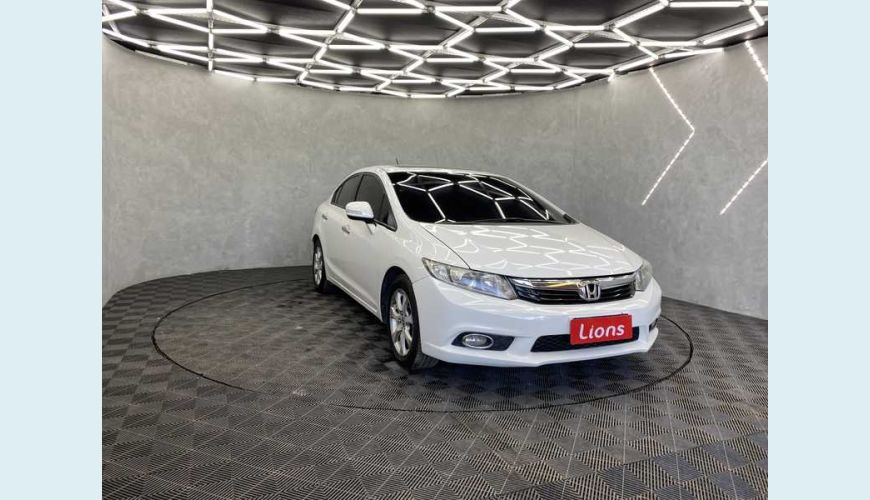 HONDA CIVIC EXR 2.0 I-VTEC FLEX AUT. 4P - BRANCO - 2014 Foto 6 (Grande)