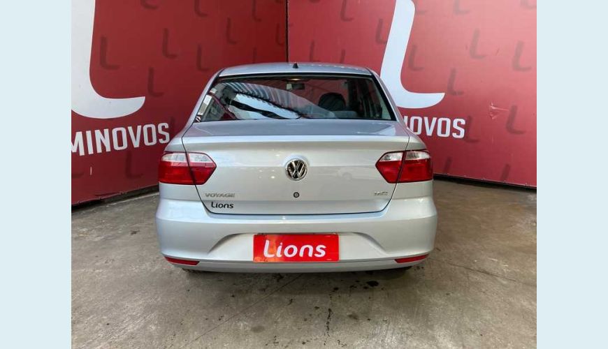 VOLKSWAGEN VOYAGE TRENDLINE 1.0 MPI FLEX MANUAL 4P - PRATA - 2017 Foto 6 (Grande)