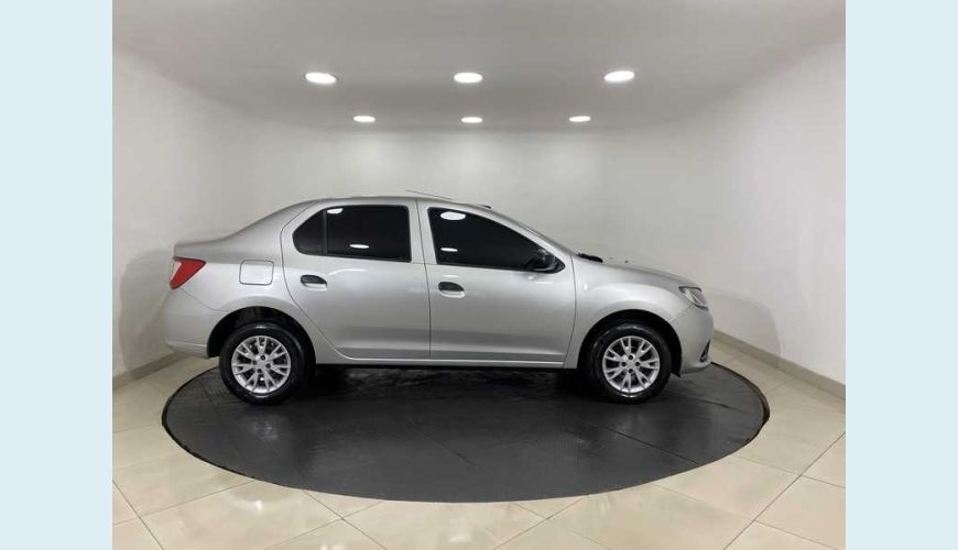 RENAULT LOGAN AUTHENTIQUE 1.0 12V FLEX MANUAL 4P - PRATA - 2018 Foto 6 (Grande)