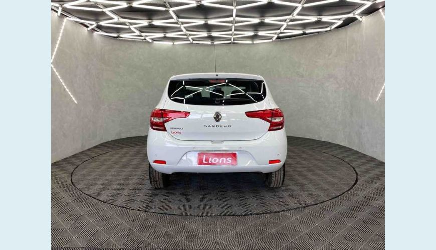 RENAULT SANDERO ZEN 1.0 12V FLEX MANUAL 4P - BRANCO - 2020 Foto 6 (Grande)