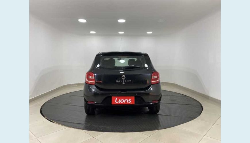RENAULT RENAULT SANDERO EXPRESSION 1.0 16V FLEX MANUAL 4P - PRETO - 2015 Foto 6 (Grande)