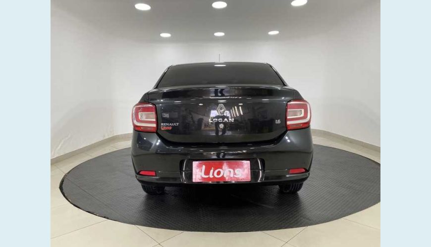 RENAULT LOGAN DYNAMIQUE 1.6 8V FLEX MANUAL 4P - PRETO - 2015 Foto 6 (Grande)