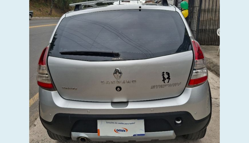 RENAULT RENAULT SANDERO STEPWAY HI-POWER 1.6 8V FLEX MANUAL 4P - PRATA - 2012 Foto 6 (Grande)