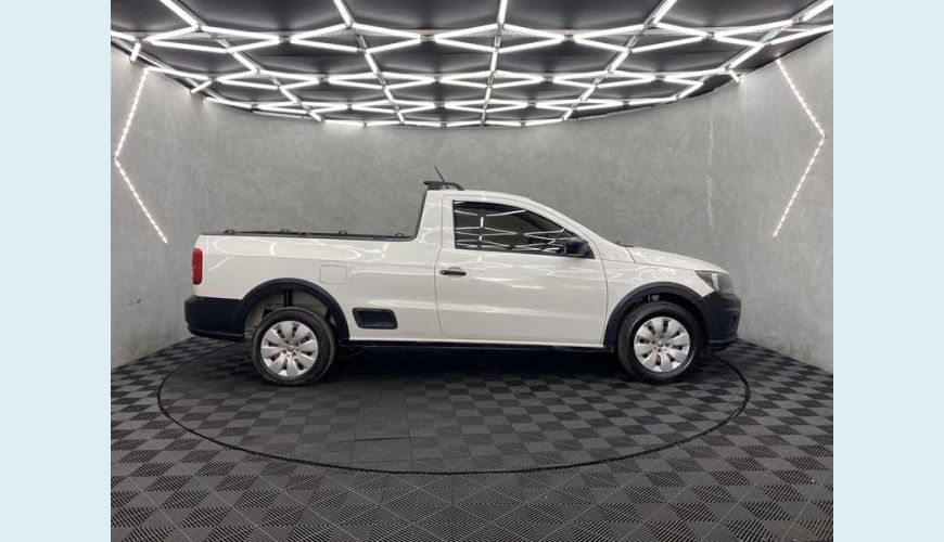 VOLKSWAGEN SAVEIRO ROBUST 1.6 MSI CS FLEX MANUAL 2P - BRANCO - 2018 Foto 6 (Grande)