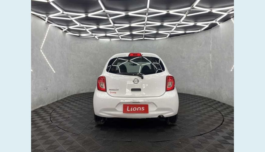 NISSAN MARCH S 1.0 12V FLEX MANUAL 4P - BRANCO - 2019 Foto 6 (Grande)
