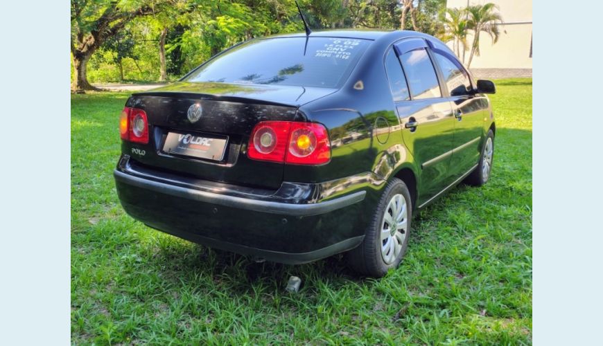 VOLKSWAGEN POLO SEDAN FLEX MANUAL 4P - PRETO - 2009 Foto 6 (Grande)