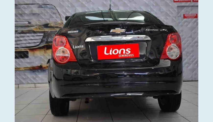 CHEVROLET SONIC LTZ 1.6 FLEX AUT. 4P - PRETO - 2014 Foto 6 (Grande)