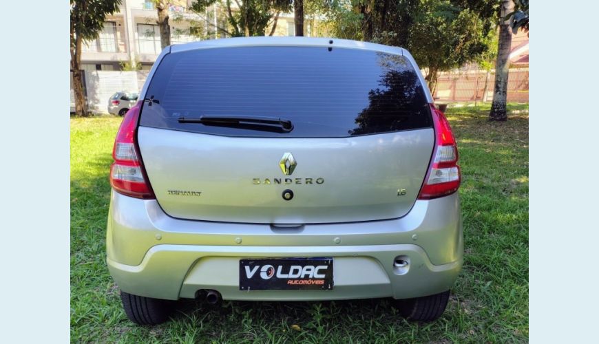 RENAULT SANDERO FLEX MANUAL 4P - PRATA - 2013 Foto 6 (Grande)