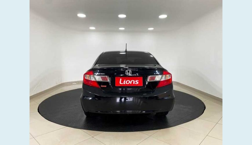 HONDA CIVIC LXS 1.8 16V I-VTEC FLEX MANUAL 4P - PRETO - 2014 Foto 6 (Grande)