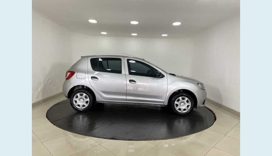 RENAULT SANDERO AUTHENTIQUE 1.0 12V FLEX MANUAL 4P - PRATA - 2018 Foto 6 (Grande)
