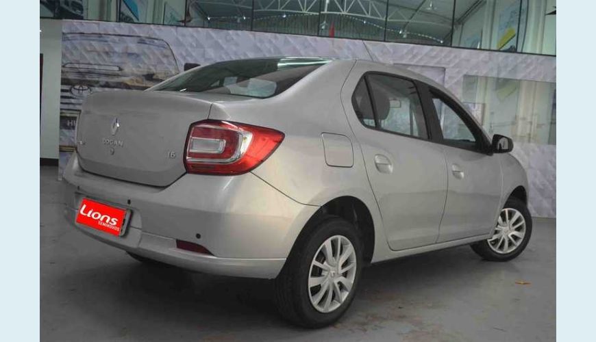 RENAULT LOGAN EXPRESSION 1.6 8V FLEX MANUAL 4P - PRATA - 2017 Foto 6 (Grande)