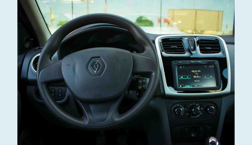 RENAULT LOGAN AUTHENTIQUE 1.0 12V FLEX MANUAL 4P - PRETO - 2018 Foto 6 (Grande)