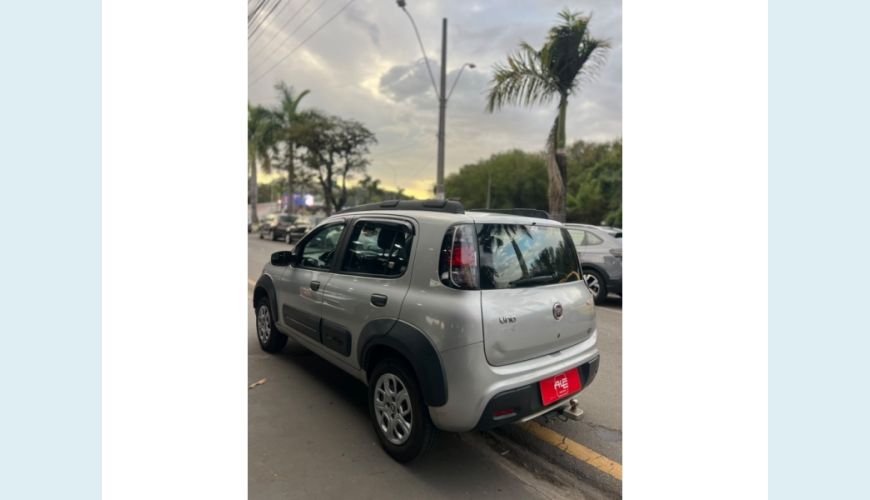FIAT FIAT UNO FLEX MANUAL 4P - PRATA - 2018 Foto 6 (Grande)