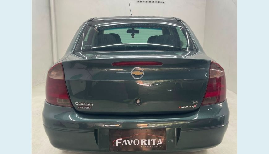 CHEVROLET CHEVROLET CORSA SEDAN PREMIUM 1.4 ALCOOL/GNV MANUAL 4P - CINZA - 2009 Foto 6 (Grande)