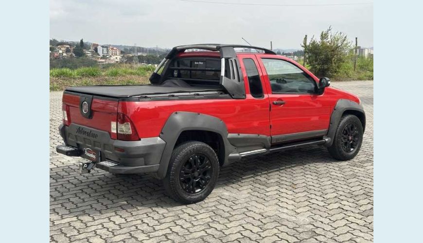FIAT STRADA ADVENTURE LOCKER 1.8 8V FLEX MANUAL 4P - VERMELHO - 2010 Foto 6 (Grande)