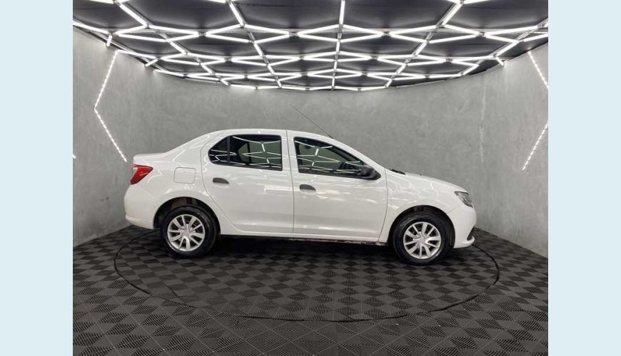 RENAULT LOGAN AUTHENTIQUE 1.0 12V FLEX MANUAL 4P - BRANCO - 2019 Foto 6 (Grande)