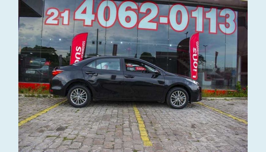 TOYOTA COROLLA GLI UPPER MULTI-DRIVE 1.8 FLEX AUT. 4P - PRETO - 2019 Foto 6 (Grande)