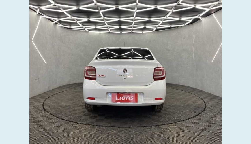 RENAULT LOGAN AUTHENTIQUE 1.0 FLEX MANUAL 4P - BRANCO - 2020 Foto 6 (Grande)