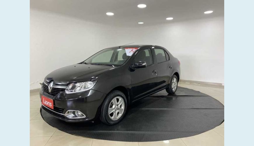 RENAULT LOGAN EXPRESSION 1.6 8V FLEX MANUAL 4P - PRETO - 2014 Foto 6 (Grande)