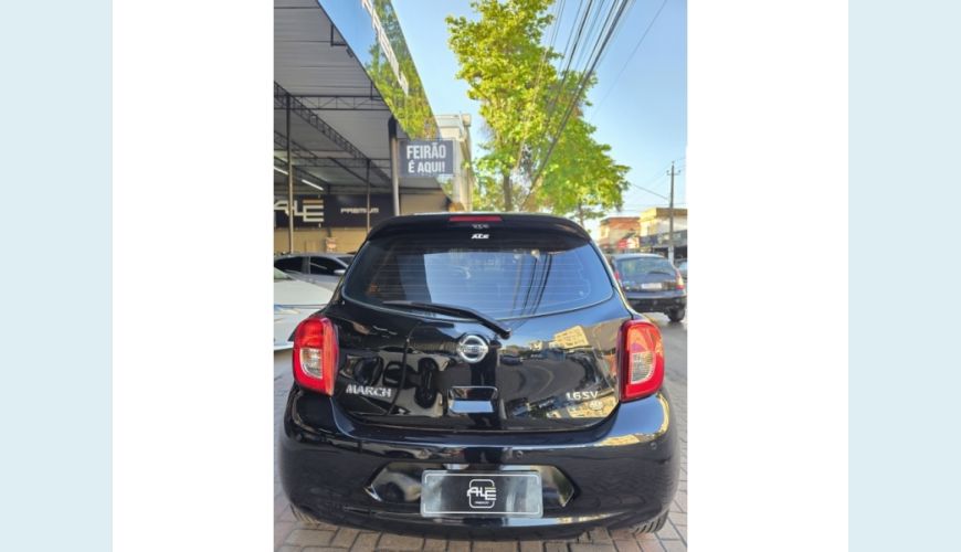 NISSAN MARCH FLEX MANUAL 4P - PRETO - 2016 Foto 6 (Grande)