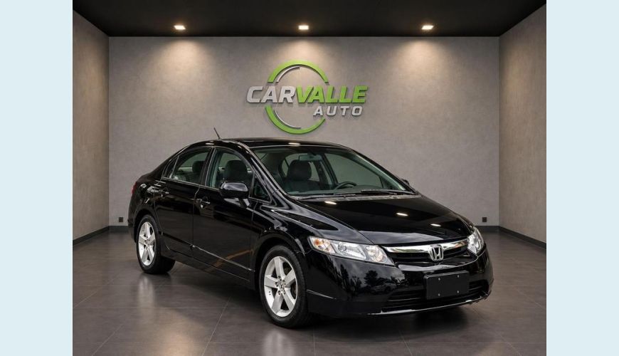 HONDA CIVIC 1.8 LXS 16V FLEX 4P MANUAL - PRETO - 2007 Foto 6 (Grande)