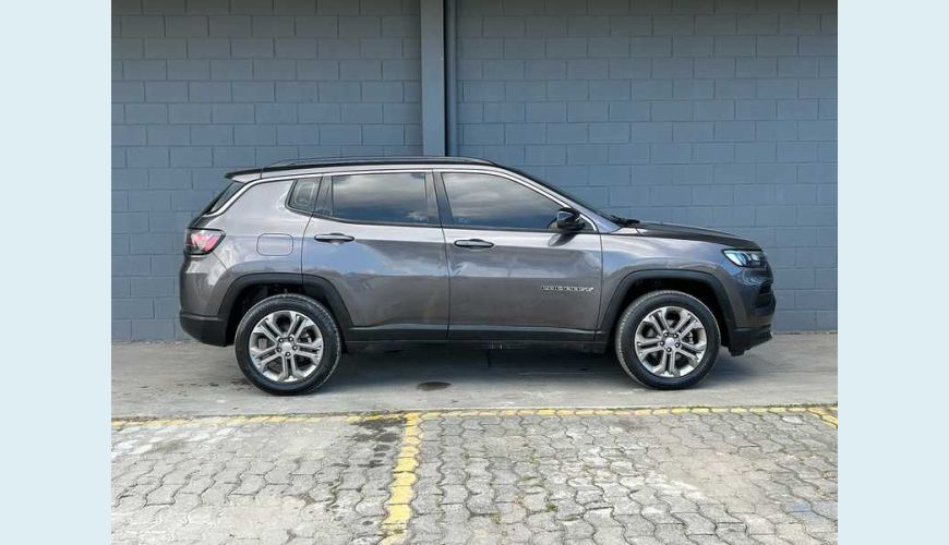 JEEP COMPASS LONGITUDE 1.3 T270 AUT. FLEX - CINZA - 2023 Foto 6 (Grande)
