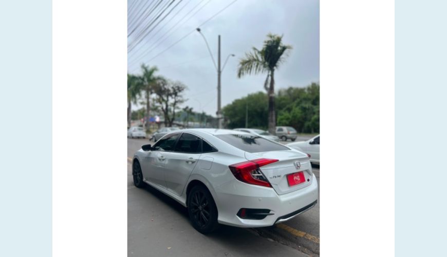 HONDA CIVIC FLEX AUT. 4P - BRANCO - 2020 Foto 6 (Grande)
