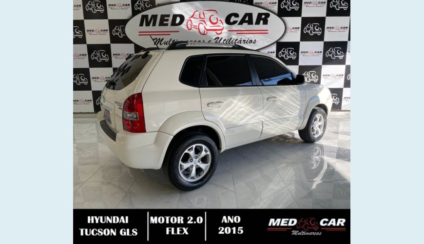 HYUNDAI TUCSON 2.0 MPFI GLS 16V 143CV 2WD FLEX 4P AUT. - BRANCO - 2015 Foto 7 (Grande)