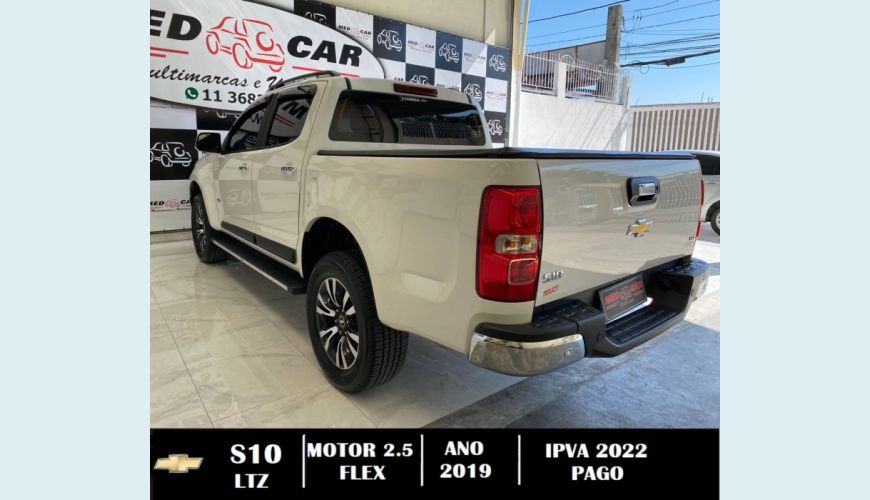 CHEVROLET S-10 2.5 LTZ 4X2 CD 16V FLEX 4P AUT. - BRANCO - 2019 Foto 7 (Grande)