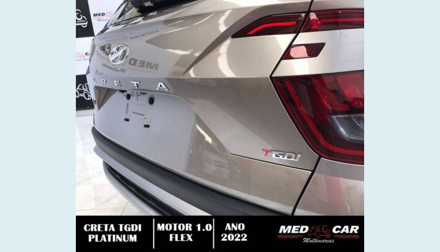 HYUNDAI CRETA 1.0 TGDI FLEX PLATINUM AUT. - BRANCO - 2022 Foto 7 (Grande)