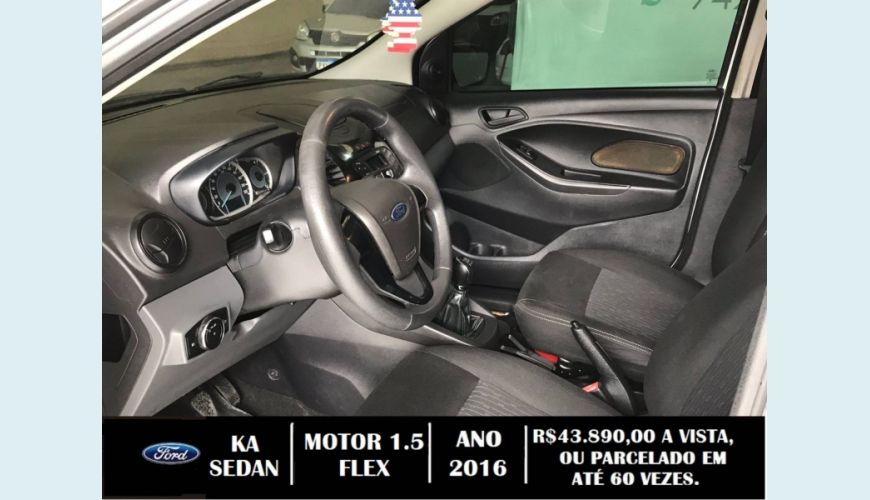 FORD KA 1.5 SIGMA FLEX SE MANUAL - BRANCO - 2016 Foto 7 (Grande)