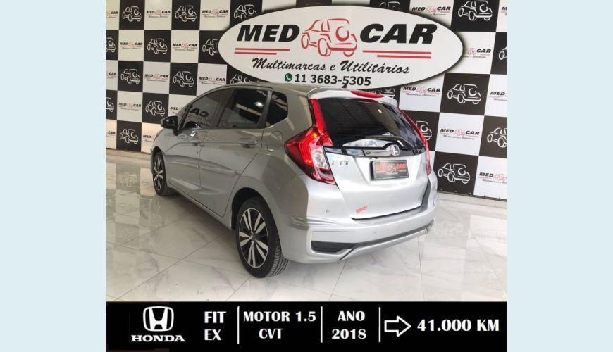 HONDA FIT 1.5 EX 16V FLEX 4P AUT. - CINZA - 2018 Foto 7 (Grande)