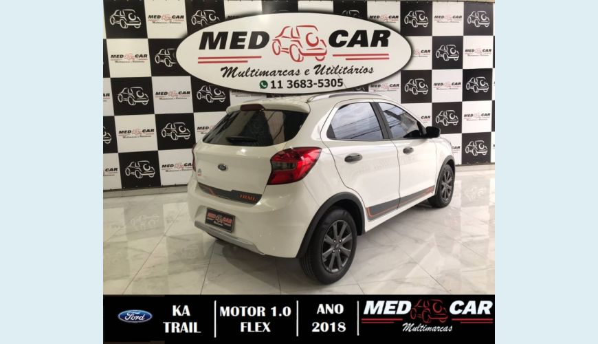 FORD KA 1.0 TI-VCT FLEX SE TRAIL MANUAL - BRANCO - 2018 Foto 7 (Grande)