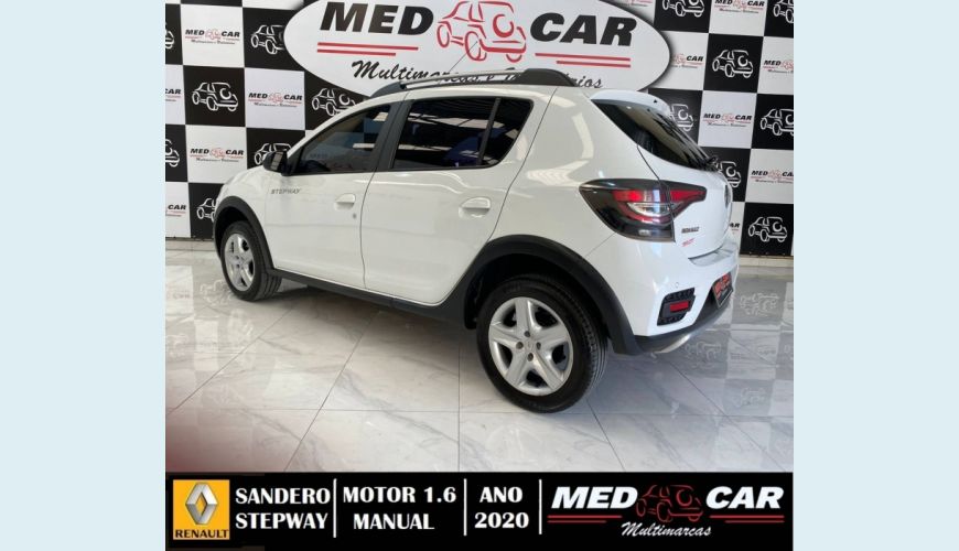 RENAULT SANDERO 1.6 16V SCE FLEX STEPWAY ZEN MANUAL - BRANCO - 2020 Foto 7 (Grande)
