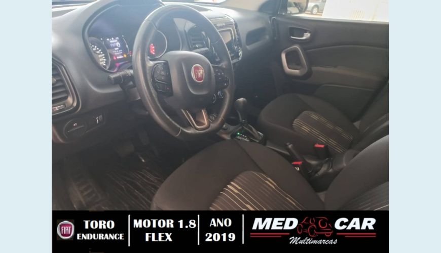FIAT TORO 1.8 16V EVO FLEX ENDURANCE AT6 - VERMELHO - 2019 Foto 7 (Grande)