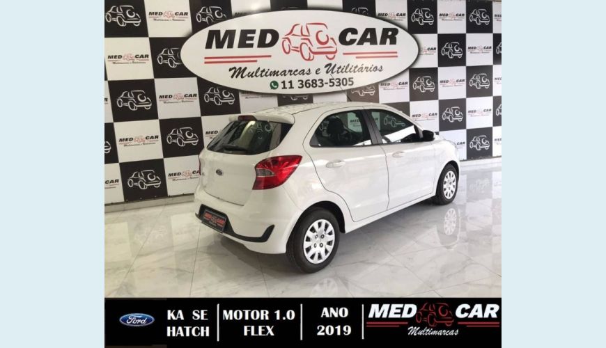 FORD KA 1.0 TI-VCT FLEX SE MANUAL - BRANCO - 2019 Foto 7 (Grande)