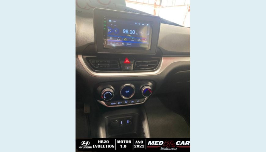 HYUNDAI HB 20 1.0 12V FLEX EVOLUTION MANUAL - PRATA - 2022 Foto 7 (Grande)
