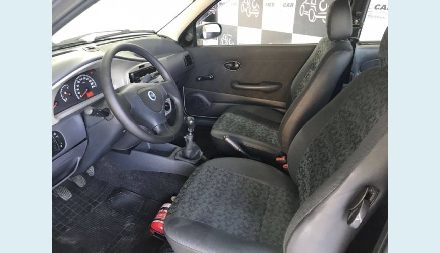FIAT PALIO 1.0 MPI FIRE 8V FLEX 2P MANUAL - CINZA - 2008 Foto 7 (Grande)
