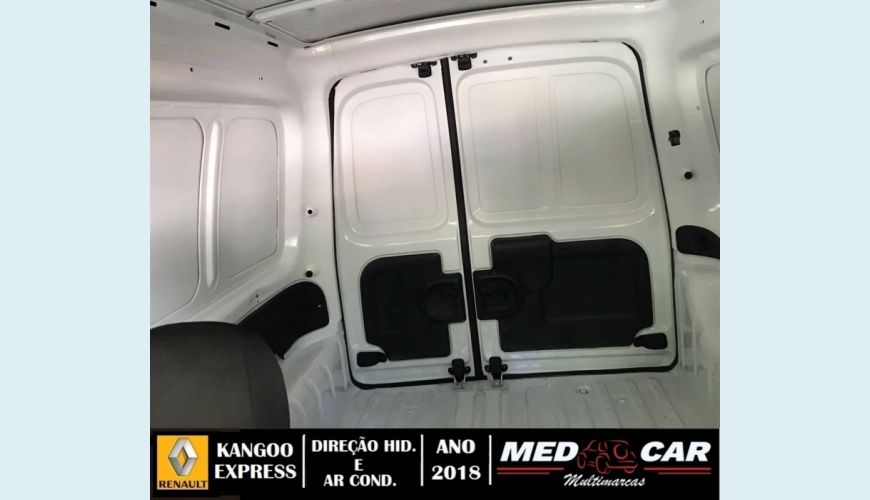 RENAULT KANGOO 1.6 EXPRESS 16V FLEX 3P MANUAL - BRANCO - 2018 Foto 7 (Grande)