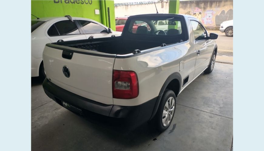 VOLKSWAGEN SAVEIRO 1.6 MI STARTLINE CS 8V FLEX 2P MANUAL - BRANCO - 2015 Foto 7 (Grande)