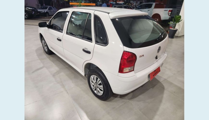VOLKSWAGEN GOL 1.0 MI 8V FLEX 4P MANUAL G.IV - BRANCO - 2014 Foto 7 (Grande)