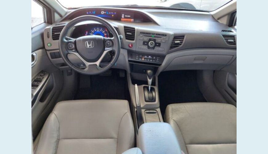 HONDA CIVIC 1.8 LXS 16V FLEX 4P AUT. - PRATA - 2013 Foto 7 (Grande)